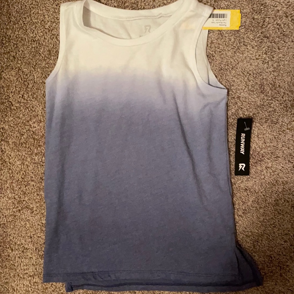 Girls tank top. Light purple on the bottom
